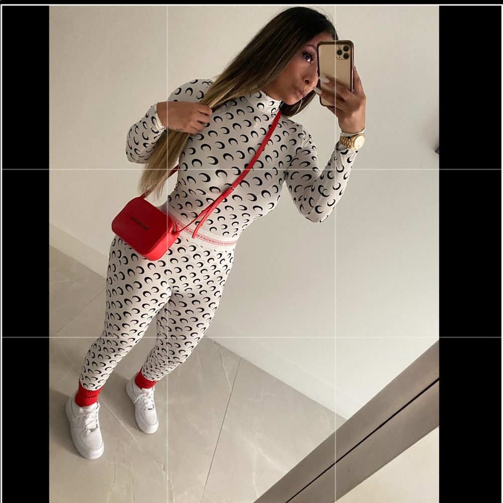 Marine Serre limited moon leggings SET*